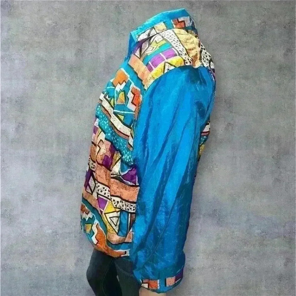 Laura Katherine windbreaker women’s vintage 80’s jacket size L - Picture 3 of 15